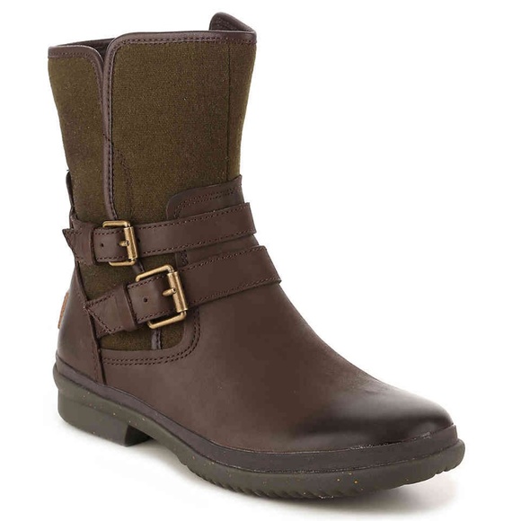 UGG Shoes - NWT UGG Simmens Waterproof Leather Wool Boots 6